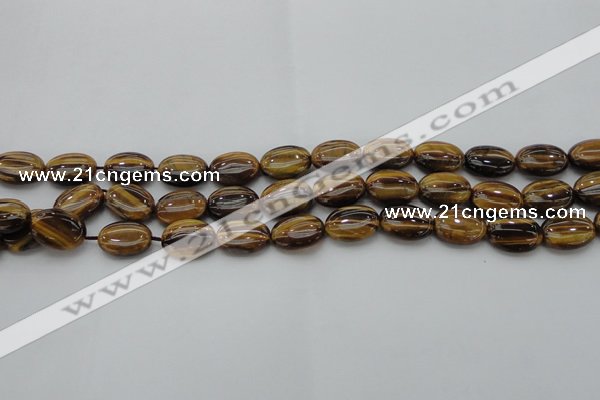 CTE1714 15.5 inches 10*14mm oval yellow tiger eye beads wholesale