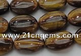 CTE1715 15.5 inches 12*16mm oval yellow tiger eye beads wholesale