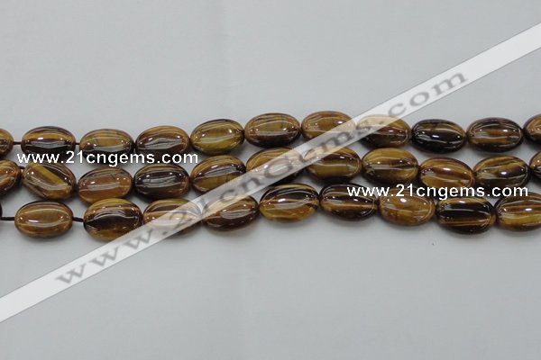 CTE1716 15.5 inches 13*18mm oval yellow tiger eye beads wholesale