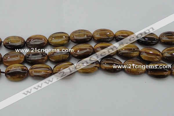 CTE1718 15.5 inches 18*25mm oval yellow tiger eye beads wholesale