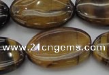 CTE1719 15.5 inches 20*30mm oval yellow tiger eye beads wholesale