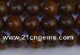 CTE1782 15.5 inches 8mm round yellow iron tiger beads wholesale