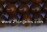 CTE1784 15.5 inches 12mm round yellow iron tiger beads wholesale