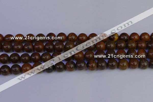 CTE1784 15.5 inches 12mm round yellow iron tiger beads wholesale