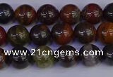 CTE1791 15.5 inches 6mm round red iron tiger beads wholesale