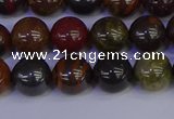 CTE1792 15.5 inches 8mm round red iron tiger beads wholesale