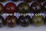 CTE1794 15.5 inches 12mm round red iron tiger beads wholesale