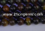 CTE1801 15.5 inches 6mm round blue iron tiger beads wholesale