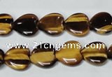 CTE182 15.5 inches 16*16mm heart yellow tiger eye gemstone beads