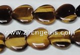 CTE184 15.5 inches 20*20mm heart yellow tiger eye gemstone beads