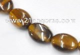 CTE19 15.5 inches 10*14mm oval yellow tiger eye beads Wholesale