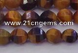 CTE1991 15.5 inches 6mm faceted round yellow tiger eye beads