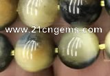 CTE2019 15.5 inches 14mm round golden & blue tiger eye beads wholesale