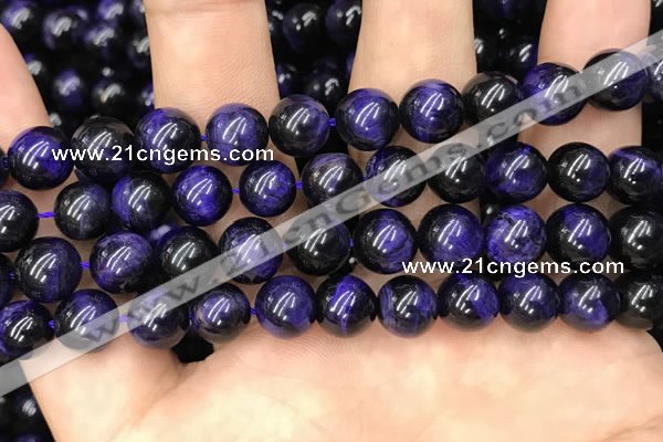 CTE2025 15.5 inches 12mm round purple tiger eye beads wholesale