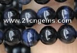 CTE2029 15.5 inches 6mm round blue tiger eye gemstone beads