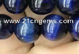 CTE2038 15.5 inches 10mm round blue tiger eye beads wholesale