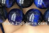 CTE2039 15.5 inches 12mm round blue tiger eye beads wholesale