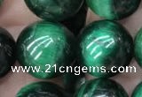 CTE2054 15.5 inches 12mm round green tiger eye beads wholesale