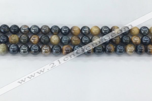 CTE2085 15.5 inches 6mm round AB-color blue & yellow tiger eye beads