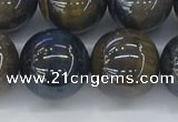CTE2090 15.5 inches 16mm round AB-color blue & yellow tiger eye beads