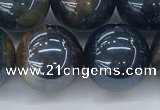 CTE2091 15.5 inches 18mm round AB-color blue & yellow tiger eye beads