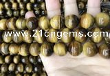 CTE2152 15.5 inches 16mm round yellow tiger eye beads wholesale