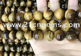 CTE2153 15.5 inches 18mm round yellow tiger eye beads wholesale