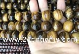 CTE2154 15.5 inches 20mm round yellow tiger eye beads wholesale