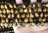 CTE2160 15.5 inches 10mm round yellow tiger eye gemstone beads