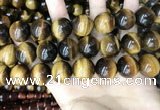 CTE2165 15.5 inches 20mm round yellow tiger eye gemstone beads