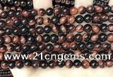 CTE2169 15.5 inches 6mm round red tiger eye beads wholesale