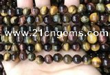 CTE2192 15.5 inches 8mm round mixed tiger eye beads wholesale