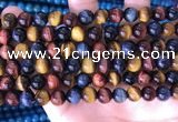 CTE2212 15.5 inches 10mm round colorful tiger eye beads wholesale