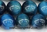 CTE2425 15 inches 8mm round blue tiger eye beads