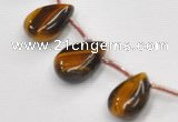 CTE25 teardrop 18*25mm yellow tiger eye beads Wholesale