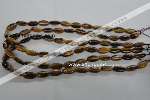 CTE304 15.5 inches 8*16mm marquise yellow tiger eye gemstone beads