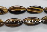 CTE305 15.5 inches 10*20mm marquise yellow tiger eye gemstone beads