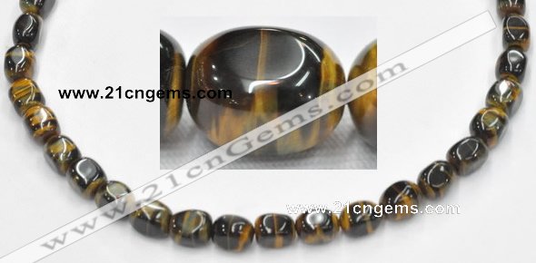 CTE32 15.5 inches 9*13mm freeform blue tiger eye beads wholesale