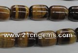 CTE329 15.5 inches 10*14mm drum yellow tiger eye gemstone beads