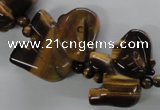 CTE339 15.5 inches 20*25mm animal yellow tiger eye gemstone beads