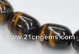 CTE34 15.5 inches 13*18mm egg-shaped blue tiger eye beads wholesale