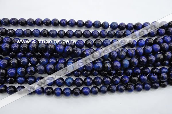 CTE417 15.5 inches 10mm round blue tiger eye beads wholesale