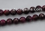 CTE472 15.5 inches 8mm faceted round red tiger eye beads wholesale