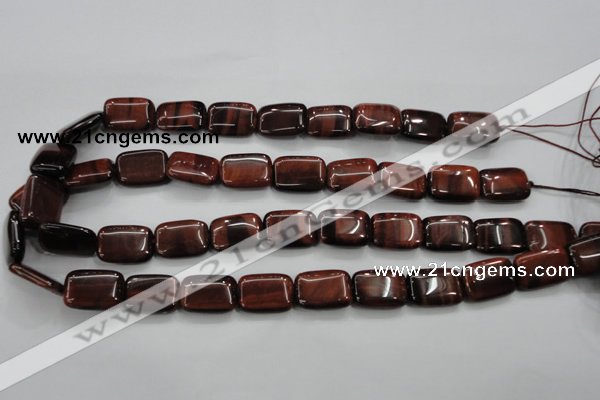 CTE56 15.5 inches 13*18mm rectangle red tiger eye gemstone beads