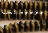 CTE603 15.5 inches 6*12mm rondelle yellow tiger eye beads wholesale