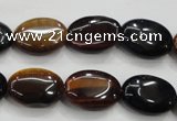 CTE61 15.5 inches 13*18mm oval mixed tiger eye gemstone beads