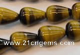 CTE610 15.5 inches 15*20mm teardrop yellow tiger eye beads wholesale