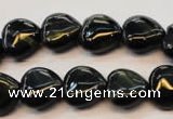 CTE650 15.5 inches 16*16mm heart blue tiger eye beads wholesale