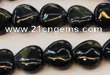 CTE652 15.5 inches 20*20mm heart blue tiger eye beads wholesale