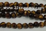 CTE751 15.5 inches 6mm faceted round yellow tiger eye beads wholesale